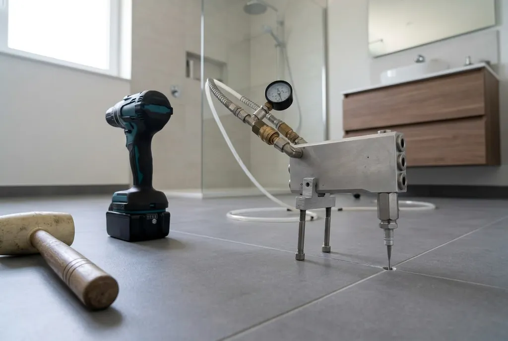 Kitbedrijf Kockengen – holle tegels injecteren